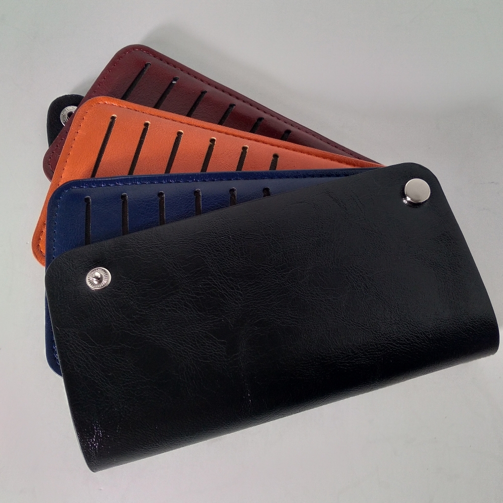 Mens Genuine Leather Multi-Color 36 ID/Card Holder Wallet
